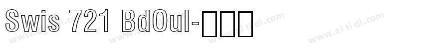 Swis 721 BdOul字体转换